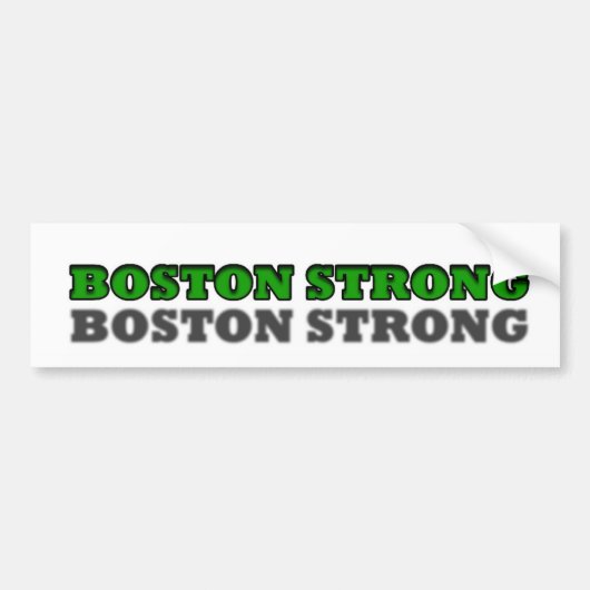 Boston Strong Bumpersticker (Voorkant)