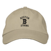 Boston Strong Geborduurde Pet (Voorkant)