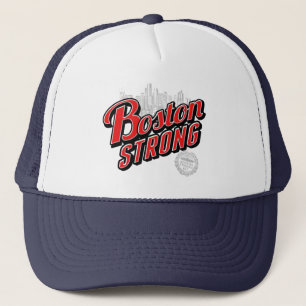 Boston Strong in rood en blauw decor Trucker Pet