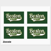Boston Strong Irish GREEN Rechthoekige Sticker (Vel)