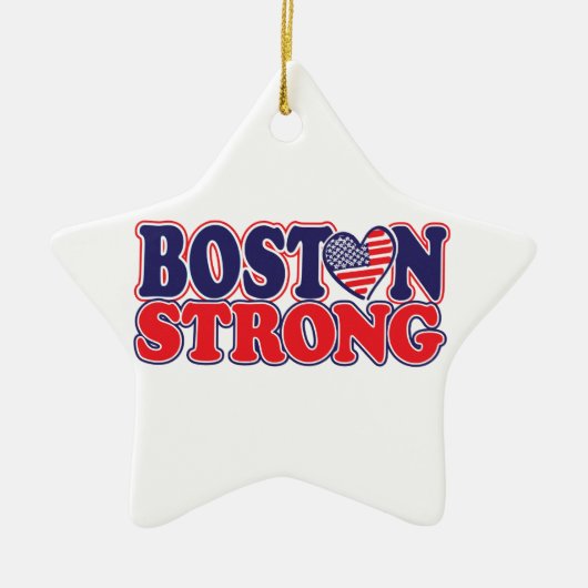 Boston Strong Keramisch Ornament (Voorkant)