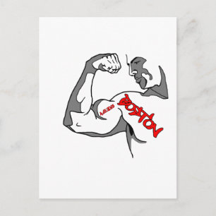 Boston Strong Muscle Briefkaart