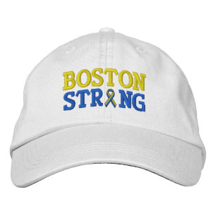 Boston Strong Ribbon Borduurwerk Pet