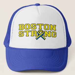 Boston Strong Ribbon Style Graphic Trucker Pet