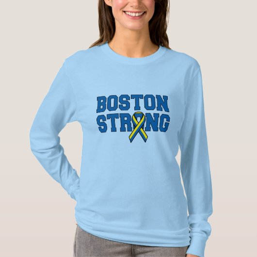 BOSTON STRONG Ribbon T-shirt (Voorkant)