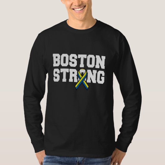 BOSTON STRONG Ribbon T-shirt (Voorkant)