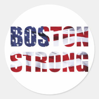 BOSTON STRONG RONDE STICKER