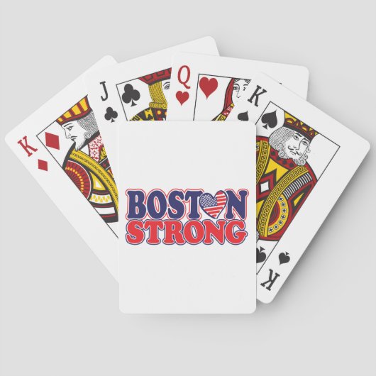 Boston Strong Speelkaarten (Achterkant)