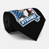 BOSTON STRONG TERRIER, stijl Stropdas (Opgerold)