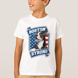 BOSTON STRONG TERRIER, stijl T-shirt