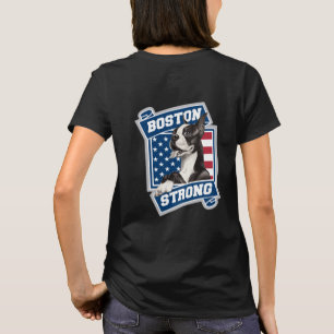 BOSTON STRONG TERRIER, stijl T-shirt