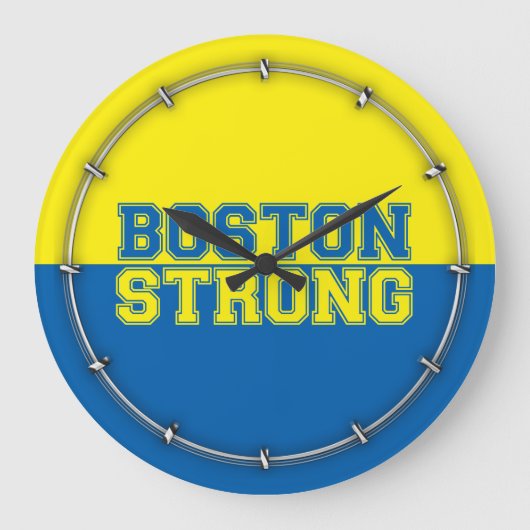 Boston Strong Time Grote Klok (Voorkant)