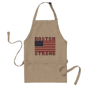 BOSTON STRONG U.S. Flag Grilling Apron Standaard Schort