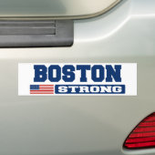 BOSTON STRONG U.S. Vlag Bumpersticker (Op auto)
