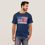 BOSTON STRONG U.S. Vlag T-shirt (Voorkant volledig)