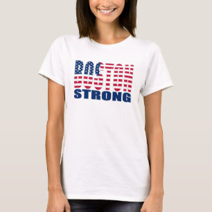 BOSTON STRONG U.S. Vlag T-shirt