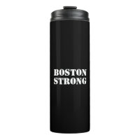 "Boston Strong" wit zwart