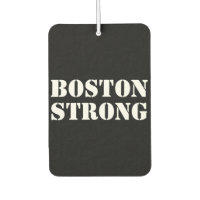 "Boston Strong" witte zwarte auto