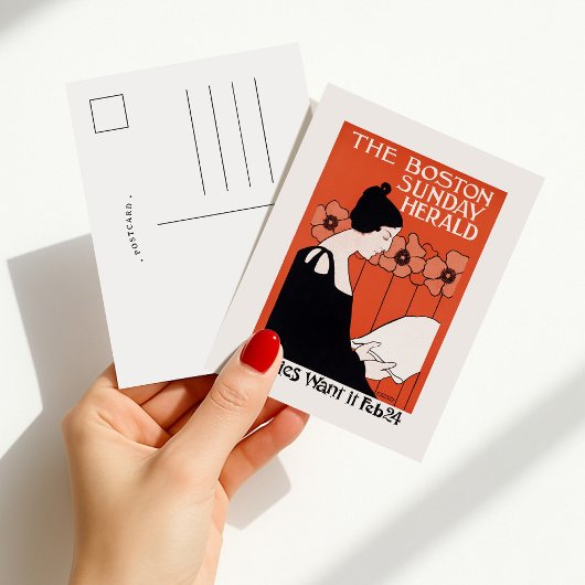  Boston Sunday Herald Briefkaart