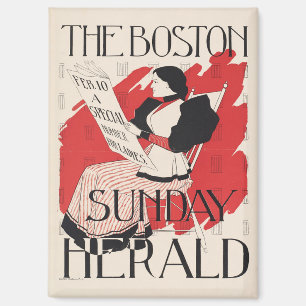  Boston Sunday Herald Women's Edition Magneet