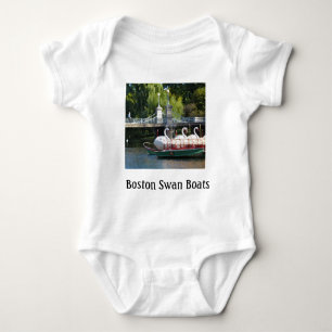 Boston Swan Boats Baby Romper