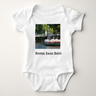 Boston Swan Boats Baby Romper