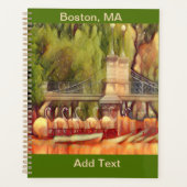 Boston Swan Boats in Summer Planner (Voorkant)