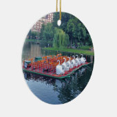 Boston Swan Boats Keramisch Ornament (Rechts)