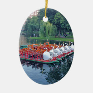 Boston Swan Boats Keramisch Ornament