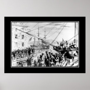 Boston Tea party 16 december 1773 Poster