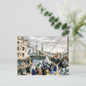 Boston Tea Party Briefkaart (Staand voorkant)