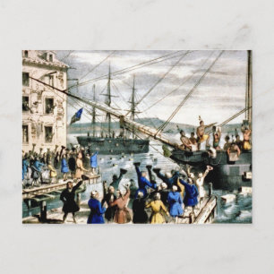 Boston Tea Party Briefkaart