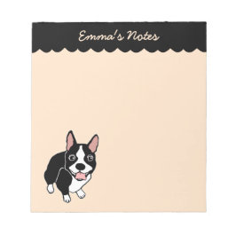 Boston Terrier 5,5 x 6-inch aangepast Notitieblok