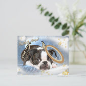 Boston Terrier Angel Kleding en geschenken Briefkaart (Staand voorkant)