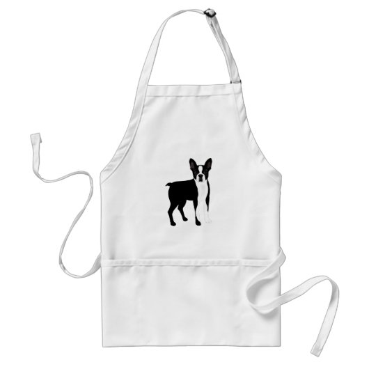 Boston Terrier Apron Standaard Schort (Voorkant)