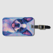 Boston Terrier Bagage Label (Voorkant (horizontaal))
