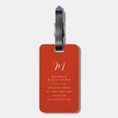 Boston Terrier Bagage Labels (Achterkant verticaal)