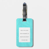 Boston Terrier Bagage Labels (Achterkant verticaal)