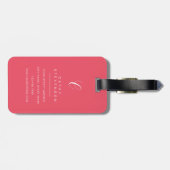 Boston Terrier Bagage Labels (Achterkant horizontaal)