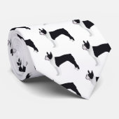 Boston Terrier Basic Breed  Design Stropdas (Opgerold)