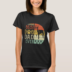 Boston Terrier Best Dog Dad Oover vader Da T-shirt
