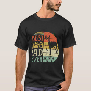 Boston Terrier Best Dog Dad Oover vader Da T-shirt