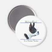 Boston Terrier Best Friend 2 - Magnet (Recto/Verso)