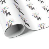 Boston Terrier Birthday Cadeaupapier (Rol Hoek)