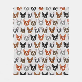 Boston Terrier Blanket Fleece Deken