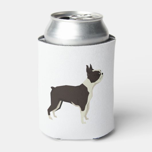 Boston Terrier Blikjeskoeler (Blikje Voorkant)