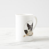 Boston Terrier Bone China Mok (Voorkant rechts)