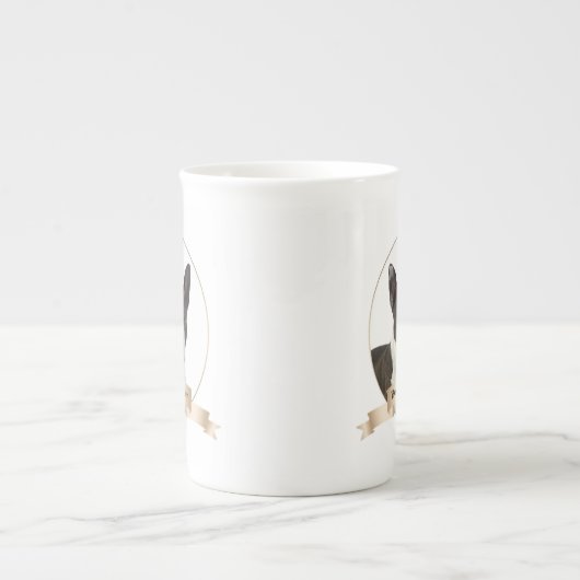 Boston Terrier Bone China Mok (Voorkant)