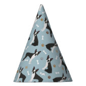 Boston Terrier Botten and Paws Feesthoedjes (Rechts)