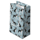 Boston Terrier Botten and Paws Klein Cadeauzakje (Achterkant Gekanteld)